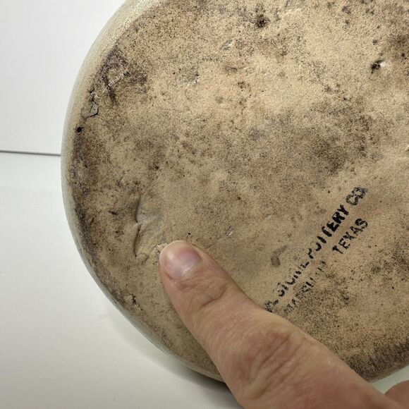 Paul Storie Pottery Co Pitcher Vase Utensil Holder 7.5" Farmhouse Cottagecore - Picture 12 of 14